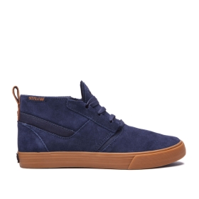 Tenis Bajos Supra KENSINGTON Hombre Azul Marino (MX-39949)